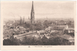 CPA DE MULHOUSE  (HAUT-RHIN)  VUE GÉNÉRALE - Mulhouse