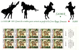 France 1995 Red Cross Horses Complete Booklet MNH High Cat - Ongebruikt