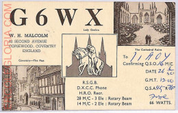 Ad9181 - GREAT BRITAIN - RADIO FREQUENCY CARD - England -  1950 - Radio