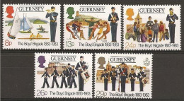 Guernsey 262/266 ** MNH. 1983 - Guernesey