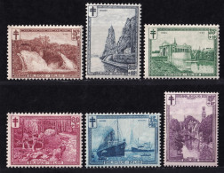 Belgica, 1929 Y&T. 293 / 298,  MNH. - Nuevos