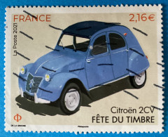 France 2021 : Fêtes Du Timbres, Voiture Ancienne N°5520 Oblitéré - Usati