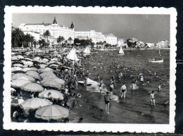 FRANCE FRANCIA CANNES LA PLAGE DE LA CROISETTE CARTE CARD CARTOLINA UNUSED NUOVA - Autres & Non Classés