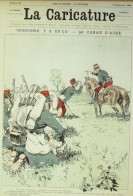 La Caricature 1886 N°351 Consigne Caran D'Ache Côtes Bretonne Robida - Magazines - Before 1900
