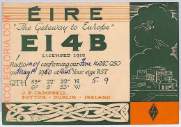 Ad9190 - IRELAND - RADIO FREQUENCY CARD - Dublin -  1951 - Radio