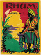 Etiquette RHUM  MARTINIQUE - Rum