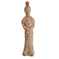 Antique Chinese Terracotta Statue - Asian Art