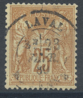 Lot N°82905   N°92, Oblitéré Cachet à Date De LAVAL "MAYENNE" - 1876-1898 Sage (Tipo II)