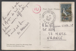 TAAF - CROZET - ALBATROS / 24-12-1969 3 24 SUR CARTE AUTHENTIQUEMENT VOYAGEE ==> METZ / COTE  ++ 320.00 €  (ref 8360) - Lettres & Documents