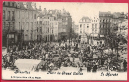 C.P. Bruxelles =  Place Du  Grand  Sablon  :  Le  Marché - Brussels (City)