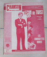 PARTITION LES CHAUSSETTES NOIRES LECON DE TWIST EDDY MITCHELL En 1961 E.M.174.C - Partitions Musicales Anciennes