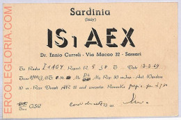 Ad9203 - ITALY - RADIO FREQUENCY CARD - 1949  SARDEGNA Sassari - Radio