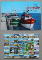 La Côte D'Opale (Pas-de-Calais, Nord), Lot De 2 Cartes Postales Dt Une En 3D - Sonstige & Ohne Zuordnung