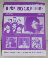 PARTITION LE PRINTEMPS SUR LA COLLINE DALIDA LES SURFS C. 299 A. SAN REMO 1965 - Scores & Partitions