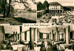 73750229 Bad Salzungen Kurhaus Am Burgsee Kurkonzert Kurhaus Speisesaal Kaffee B - Bad Salzungen