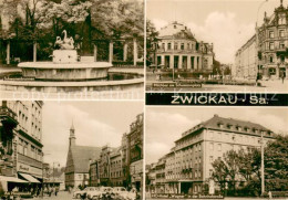 73750224 Zwickau  Sachsen Schwanenbrunnen Milchbar Am Schumannsplatz Am Hauptmar - Zwickau