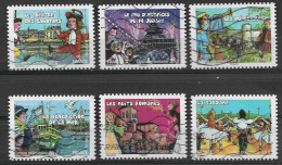 France 2011 Oblitéré Autoadhésif  N° 566 - 567 - 569 - 570 - 575 - 576 -   Fêtes  Et  Traditions Des Régions  ( I ) - Used Stamps