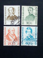 DEUTSCHLAND MI-NR. 222-225 GESTEMPELT(USED) HELFER DER MENSCHHEIT KOLPING HAHNEMANN NIGHTINGALE - Used Stamps