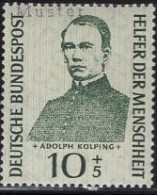 GERMANY(1955) Adolf Kolping. MUSTER (specimen) Overprint. Workers Advocate. Scott No B345. - Other & Unclassified