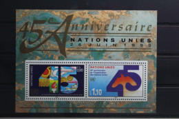 Vereinte Nationen Genf Block 6 Mit 188-189 Postfrisch #TU881 - Autres & Non Classés