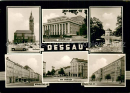 73750189 Dessau-Rosslau Rathaus Landestheater Schloss Luisium Wilhelm Pieck Stra - Dessau