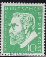 GERMANY(1955) Oskar Von Miller. MUSTER (specimen) Overprint. Electrical Engineer Who Founded The Deutsches Museum. Scott - Other & Unclassified