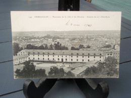 Cpa VERSAILLES - Panorama De La Ville Et Du Chesnay - Caserne Du 22° D'Artillerie. 1908 - Versailles