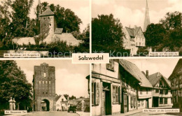 73750092 Salzwedel Burgmauer Hungerturm Propstei Marienkirche Neuperver Tor Alte - Salzwedel