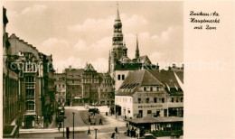 73750088 Zwickau  Sachsen Hauptmarkt Mit Dom  - Zwickau