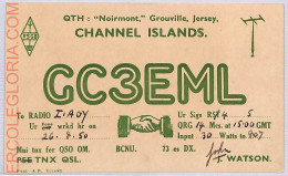 Ad9210 - JERSEY - RADIO FREQUENCY CARD  - 1950 - Radio