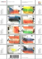 Netherlands Pays-Bas Niederlande 2004 EU Enlargement Set Of 10 Stamps In Block / Sheetlet MNH - European Ideas