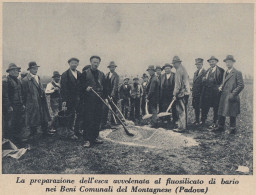 Preparazione Esca Avvelenata Nei Beni Comunali Del Montagnese 1934 Stampa - Prints & Engravings