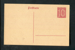 "DEUTSCHES REICH" 1920, Dienst-Postkarte Mi. DP 1 ** (A1191) - Service