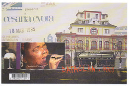 Cabo Verde 2016 -  Cesaria Evora Bataclan Paris Music Musik Mi. Bl. ?  1 Val. MNH - Kaapverdische Eilanden