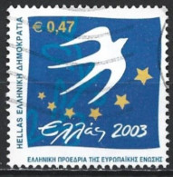 Greece 2003. Scott #2057 (U) Dove And Stars - Used Stamps