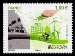 SALE!!! FRANCIA FRANCE FRANKREICH 2016 EUROPA CEPT THINK GREEN Stamp MNH ** - 2016