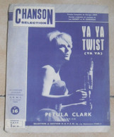 PARTITION PETULA CLARK YA YA TWIST En 1962 S.E.M.I. 3944 - Noten & Partituren