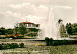 73749686 Merzig Raststaette Pavillon Im Stadtpark Fontaene Merzig - Sonstige & Ohne Zuordnung