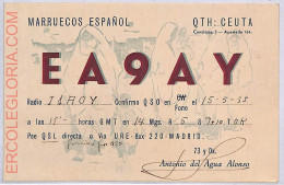 Ad9223 - SPAIN - RADIO FREQUENCY CARD  - 1955 - Radio