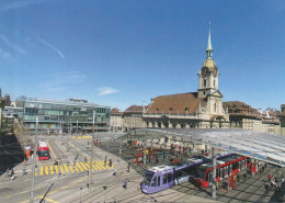 Autobus, Bus; Strassenbahn, Tram; Bahnhof Bern 2021 - Berna