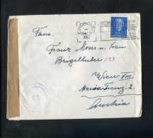"NIEDERLANDE" 1952, Brief Mit "ZENSUR" (Alliierte Zensurstelle) Ex Eindhoven Nach Wien (A1198) - Covers & Documents