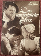 DAS UNSTERBLICHE HERZ ,ILLUSTRIERTE ,FILM - KUHNE ,CINEMA  ,MOVIE ,MAGAZINE - Kino & Fernsehen