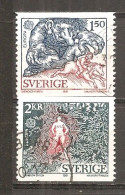 Suecia-Sweden Nº Yvert  1123-24 (usado) (o) - Used Stamps