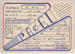 Ad9226 - Netherlands - RADIO FREQUENCY CARD  - 1950 - Radio