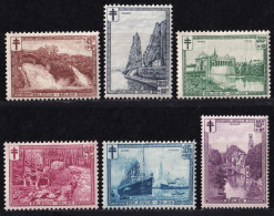 Belgica, 1929  Y&T. 293 / 298, MNH. - Nuevos