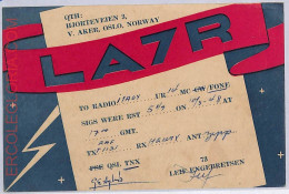 Ad9228 - NORWAY - RADIO FREQUENCY CARD  - Oslo - 1948 - Radio