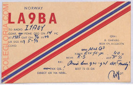 Ad9229 - NORWAY - RADIO FREQUENCY CARD  -   1949 - Radio