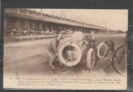 72 -1906 - Le Premier Grand Prix Au Mans - Szisz Est Premier Sur Renault (Pneus Michelin, Magnéto Bosch) ..... - Grand Prix / F1