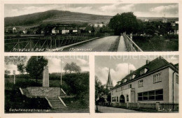 73749347 Friedlos Panorama Gefallenen Ehrenmal Schule Friedlos - Sonstige & Ohne Zuordnung