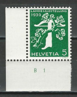 SBK 228z, Mi 344z ** MNH - Ungebraucht